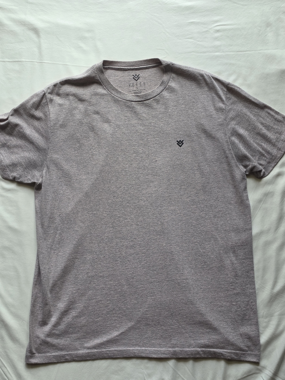 Veece Men's Short Sleeve Crew Tee in Dusty Rose
